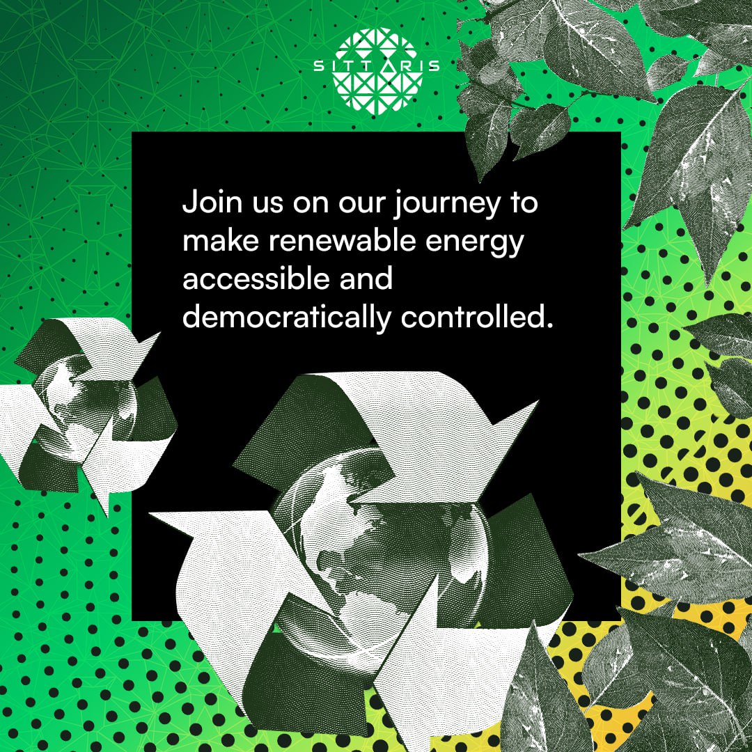 Join us on our journey to make #renewableenergy accessible and democratically controlled.   

With Sittaris, you're not just an #investor; you're part of a #greenenergy revolution. 🤝💚🌞