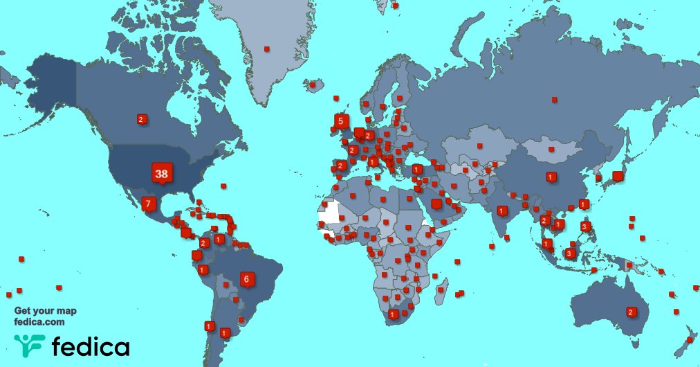 We have 1066 new followers from Brazil, Canada, Türkiye, and more last week. See fedica.com/!PierceParisXXX