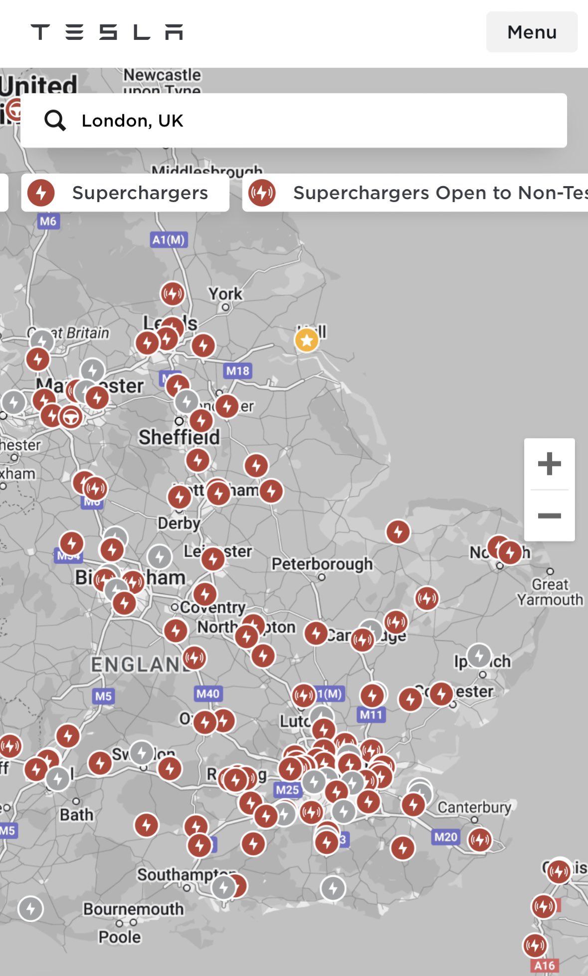 Tesla supercharger sale network europe