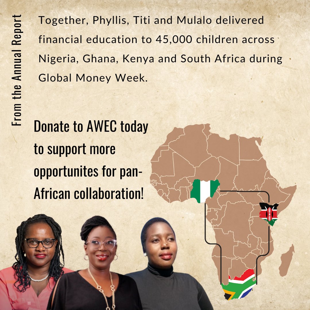 Discover the transformative power of AWEC collaboration! 🌍 From local initiatives to international impact. 🌐 Your support today creates ripples of positive change across the continent. Donate today ow.ly/1Sw150Qj2uy #TheNext1000