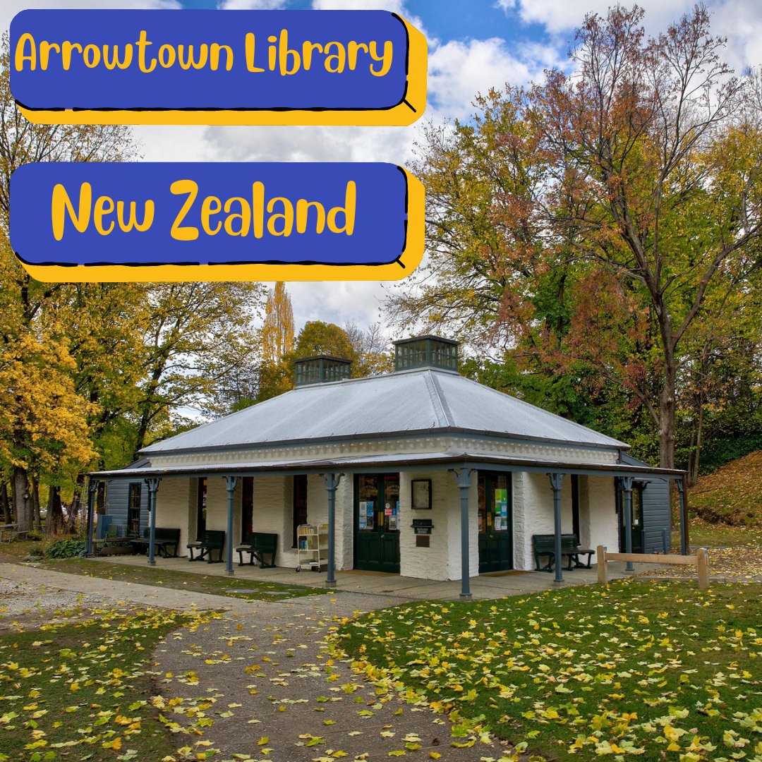 AuroraImprint's tweet image. This week's #libraryspotlight is Arrowtown Library in New Zealand!
In 2023, Arrowtown won the @keepnzbeautiful Most Beautiful Small Town award, and the street the library is on won the Best Street award! Perfect for this beautiful library!
#library #newzealand #librariesofnz