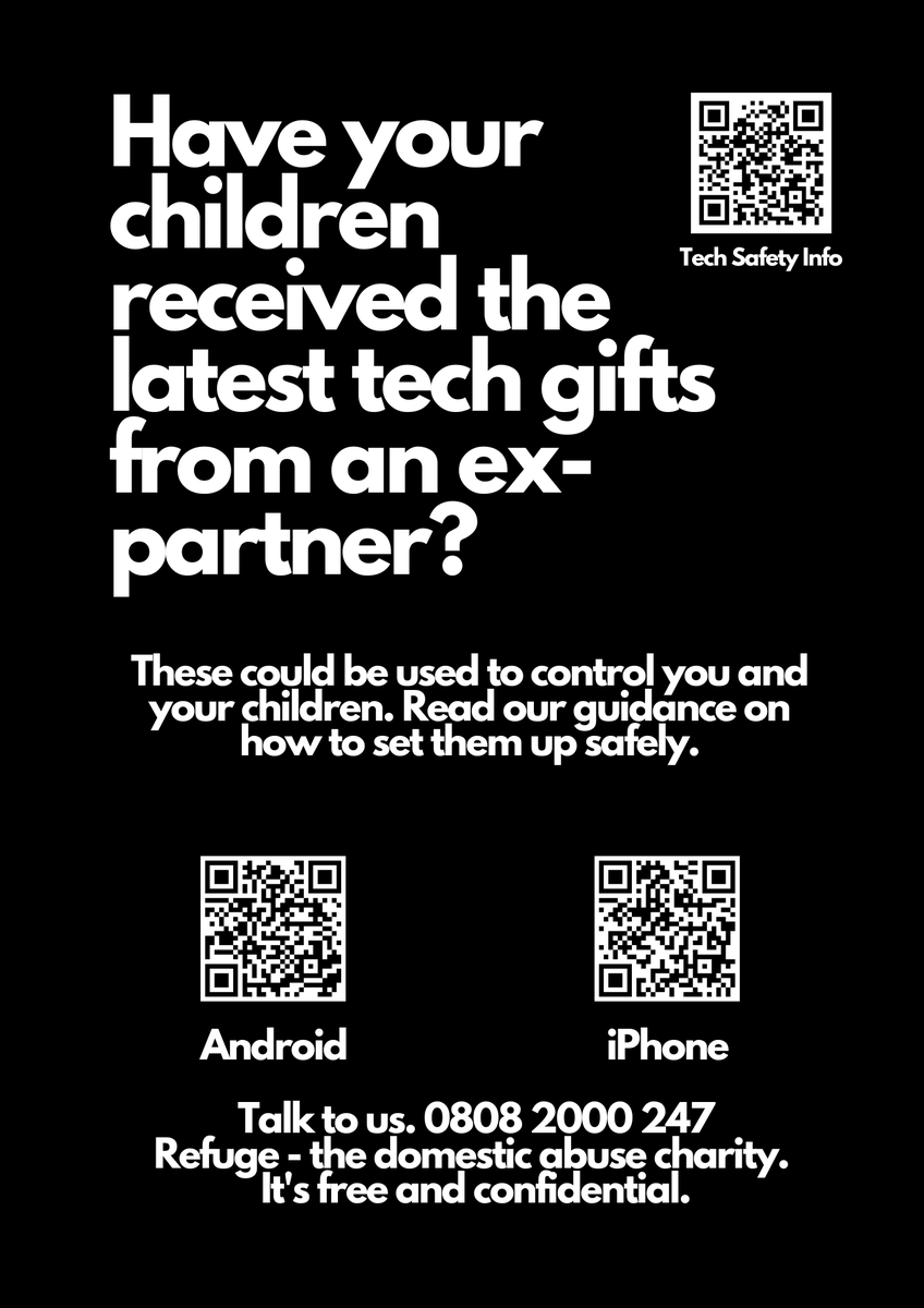 You have a right to use technology positively and #cyberprotect your life.

Check out guides for:

✅securing your phone
✅online accounts
✅social media
✅location 
✅emails

More info here: refugetechsafety.org/secure-your-te…

#DomesticAbuse #VAWG