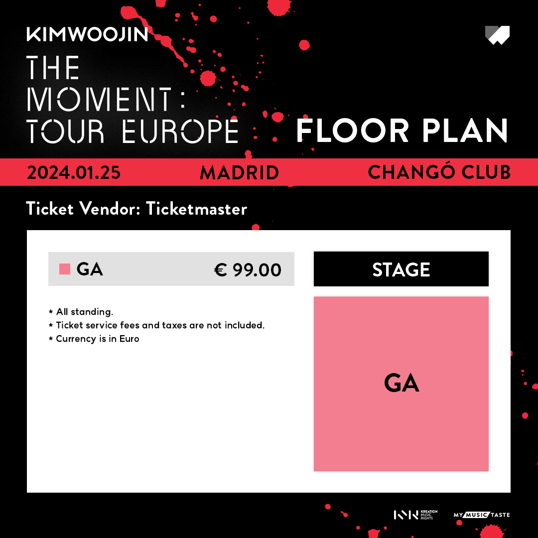 📢THE MOMENT TOUR EUROPE Gear up for KIM WOOJIN!🐻 🎟️Ticket tier and floor plan information below For more info🔽 mmt.fans/bwpJ Stay tuned for Meet & Greet details! #KIMWOOJIN #김우진 #TheMomentTourEurope