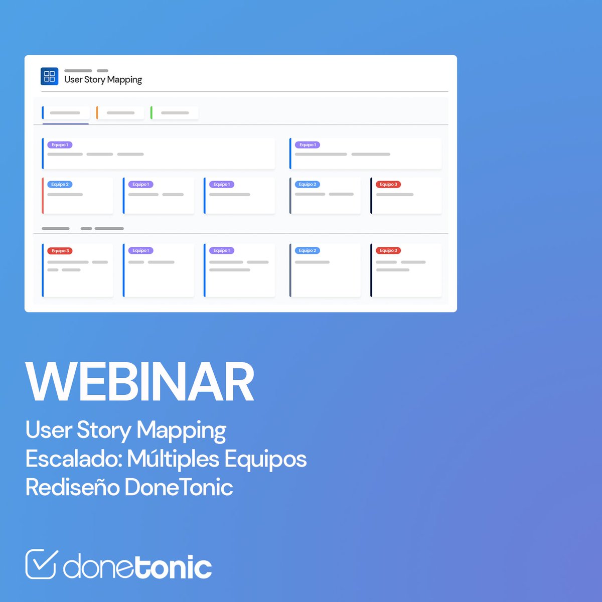 Webinar: Descubre el Poder del User Story Mapping
Miércoles 20 de Diciembre a las 16:00h

Más información: donetonic.com/es/webinar-pre…

Asiste gratis: linkedin.com/events/7140700…