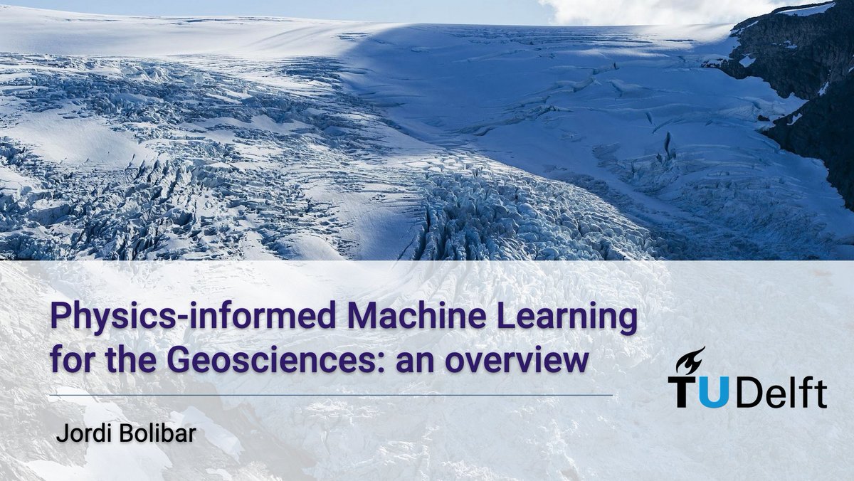 📅Today Friday 15 at 13:30 CET, I will be presenting at the @IGE_Grenoble seminars an overview of 'Physics-informed Machine Learning for the Geosciences'. 🤖❄️🌍 You can register here: univ-grenoble-alpes-fr.zoom.us/meeting/regist…