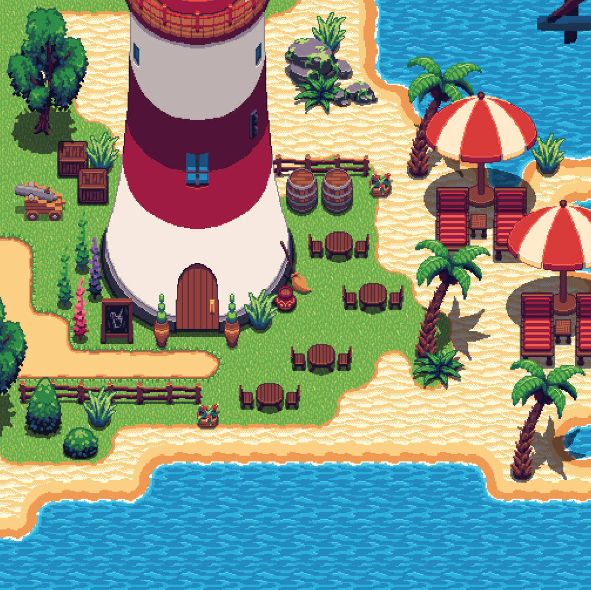 Phew... it's been a while. 
I was only social media lazy though 😋

#pixelart #gamedev