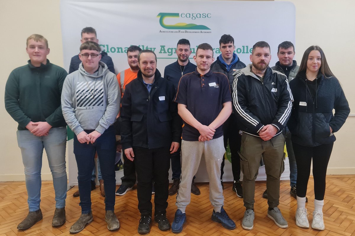 Delighted to begin the Level 6 Farm Technician Apprenticeship this week in @ClonakiltyAg. 11 apprentices from around the country, employed on pig, tillage and dairy farms began their 2 year apprenticeship programme. Earn while you learn! #generationapprenticeship #teagasc #solas