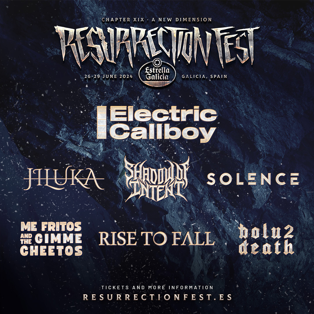 👉🏽 <a href="/ElectricCallboy/">Electric Callboy</a>

👉🏽 <a href="/JILUKA_official/">JILUKA -OFFICIAL-</a> *^

👉🏽 @solenceofficial *^

👉🏽 Shadow of Intent <a href="/SOIBandPage/">Shadow Of Intent</a> *^

👉🏽 <a href="/MeFritos/">Me Fritos</a> And The Gimme Cheetos (Main Stage closing party)

👉🏽 <a href="/risetofallband/">Rise To Fall</a>

👉🏽 <a href="/Bolu2Death/">BOLU2 DEATH</a>

* Exclusive show
^ 1st show in Spain

youtube.com/watch?v=AuBXeF…