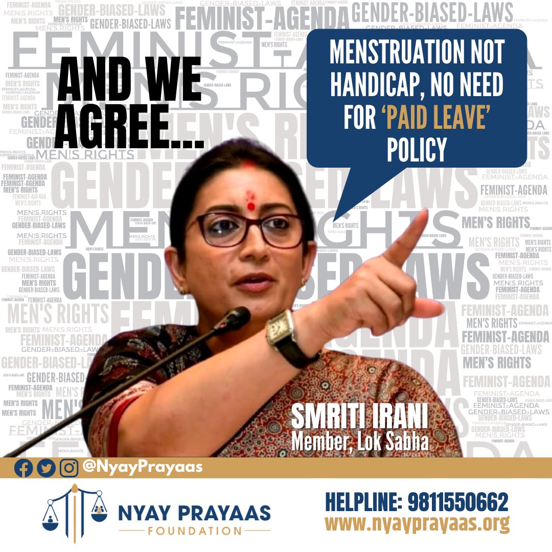 #Menstruation is a natural aspect of life, not a #handicap. Denying #EqualOpportunities based on a differing perspective is unjust.
Let's foster understanding & inclusivity for all, embracing the diverse experiences that make us who we are.
#EqualityMustBeEqual