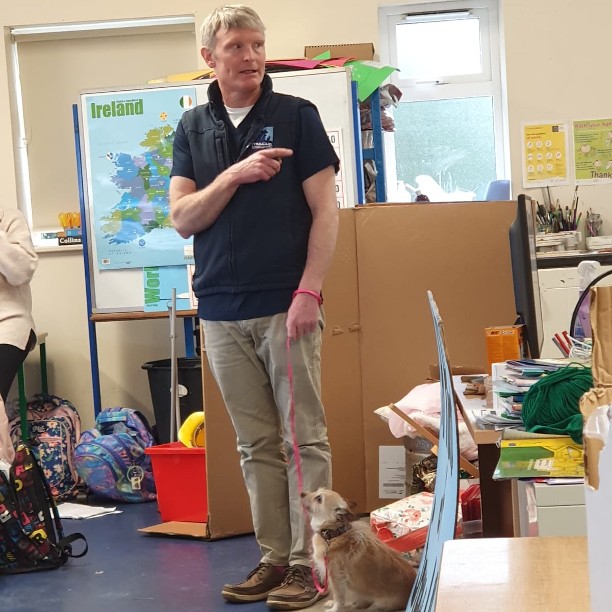 A big thank you to Sean Coffey @mulcairvets (and Peggy the dog!) for visiting yesterday to give a Talk. He also invited everyone to their new practice Open Day on 6th January. Sounds like fun!