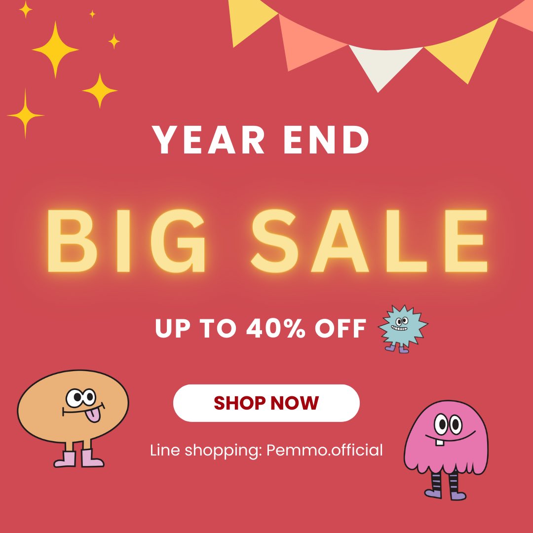 Year end BIG SALE, up to 40% off📌 Ready to ship (limited quantitiy) Start today until Dec 31th 2023 (11.59 P.M.) Don’t miss a chance🌟 #pemmo
