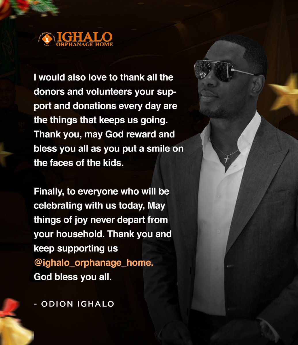 To all the donors, volunteers, caregivers and everyone who will be celebrating with us today, May things of joy never depart from your household. Happy Anniversary to @ighalo_orphanage_home 🧡