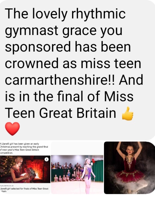 So pleasing when you get message like this,knowing your contribution helps So much..thats what its all about..Roll on 2024 Recipient