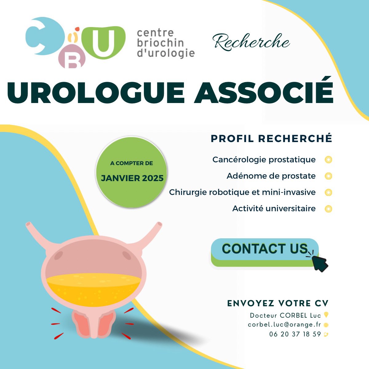 BERTHELOT Louis-Paul (@lpberthelot) on Twitter photo Le Centre Briochin d’Urologie recrute !
Plus d’infos sur <a href="/AFUrologie/">Association Française d'Urologie - AFU</a> : urofrance.org/annonces-profe… Le Centre Briochin d’Urologie recrute !
Plus d’infos sur <a href="/AFUrologie/">Association Française d'Urologie - AFU</a> : urofrance.org/annonces-profe…