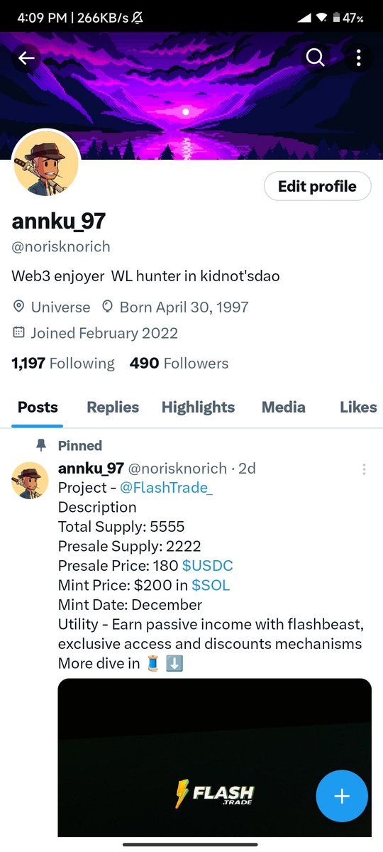 No risk No Rich! tweet media