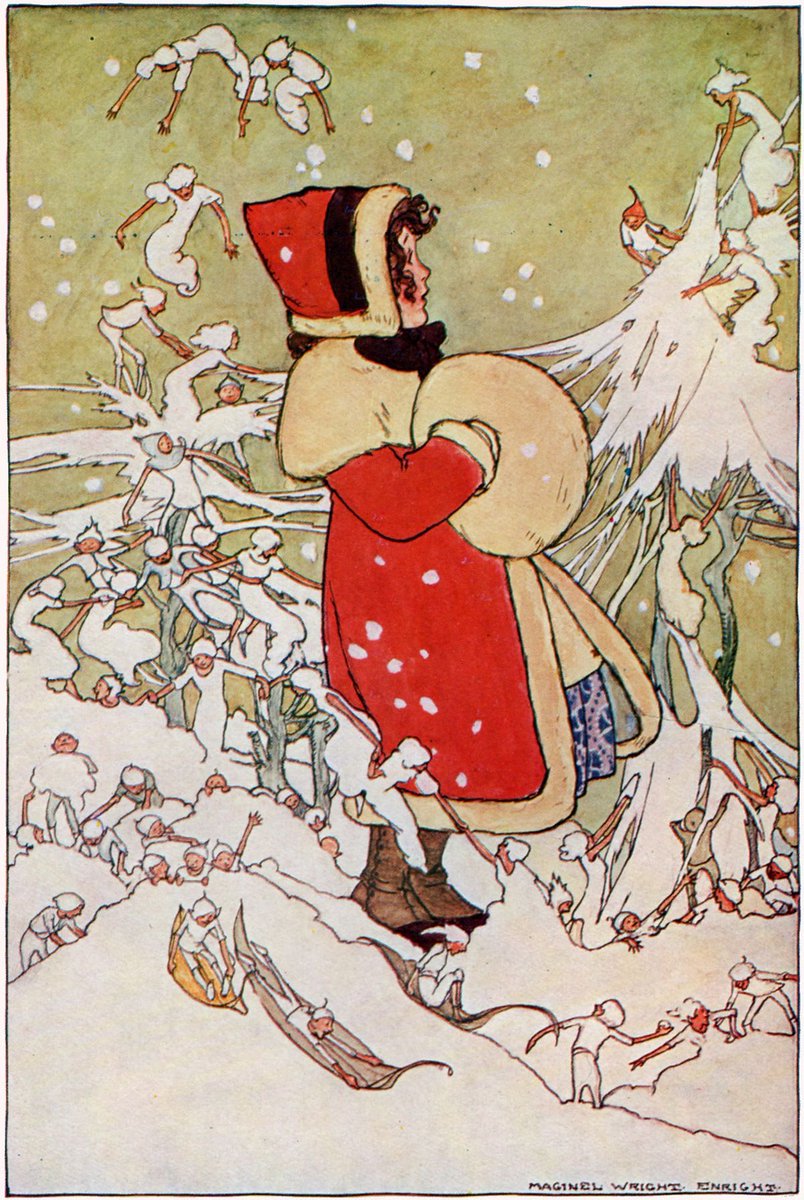Happy #FairyFriday 🎄❄️🙋‍♀️💜🕊
#winter #snow

Maginel Wright Enright