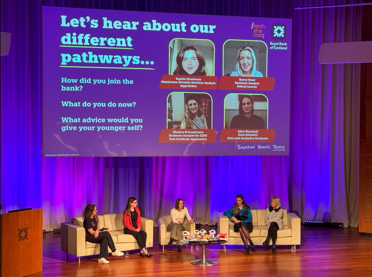 Tech_She_Can's tweet image. Our Careers Insight Day at the @Royal Bank of Scotland impacted over 80 girls from 4 schools, shattering tech career stereotypes! 🌟 Results:
🔸100% schools saw increased tech career awareness
🔸82% students changed perceptions
🔸56% now want a career in tech!
#ChangeTheRatio