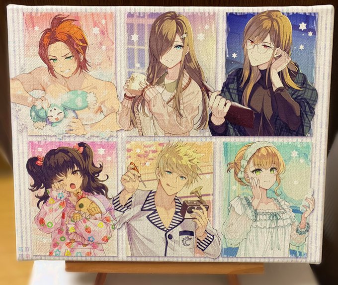 自分用に初キャンバスアート作ってみた🖼
今回もほんの少しだけコミケでおすそわけ頒布します〜F3号(273×220 mm)サイズです。 