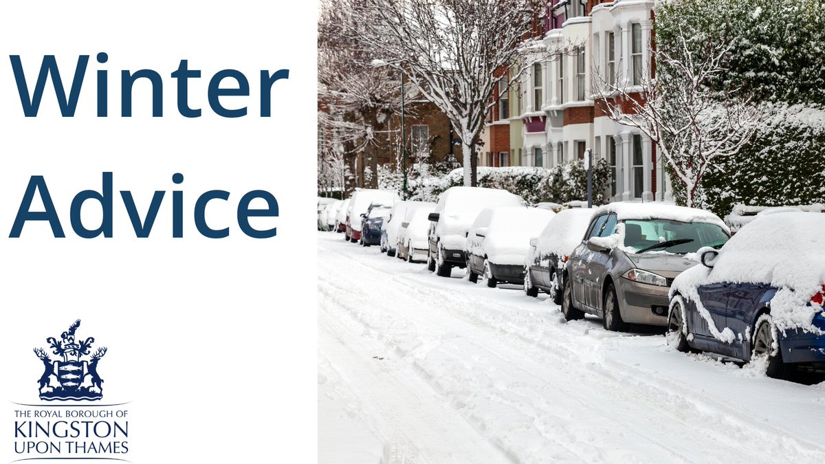 As the weather gets colder, you can visit our Winter Advice page for more information on adverse weather, staying warm, health and staying connected. kingston.gov.uk/homepage/200/w… #SaferKingston