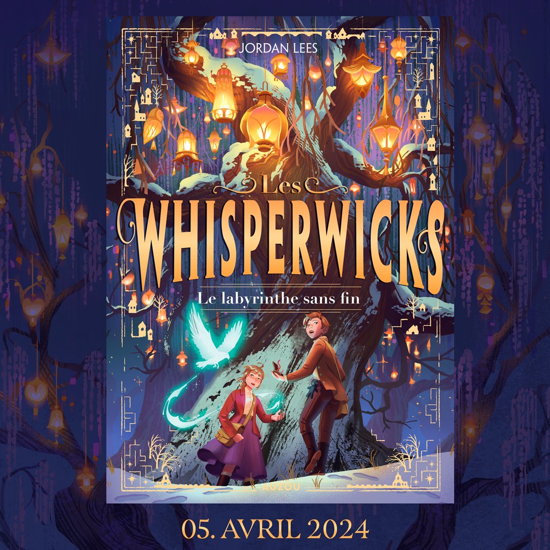 Last month I've had the pleasure to illustrate the french cover for @JordanHLees ' 'The Whisperwicks'. It will be available on April 5th 2024.