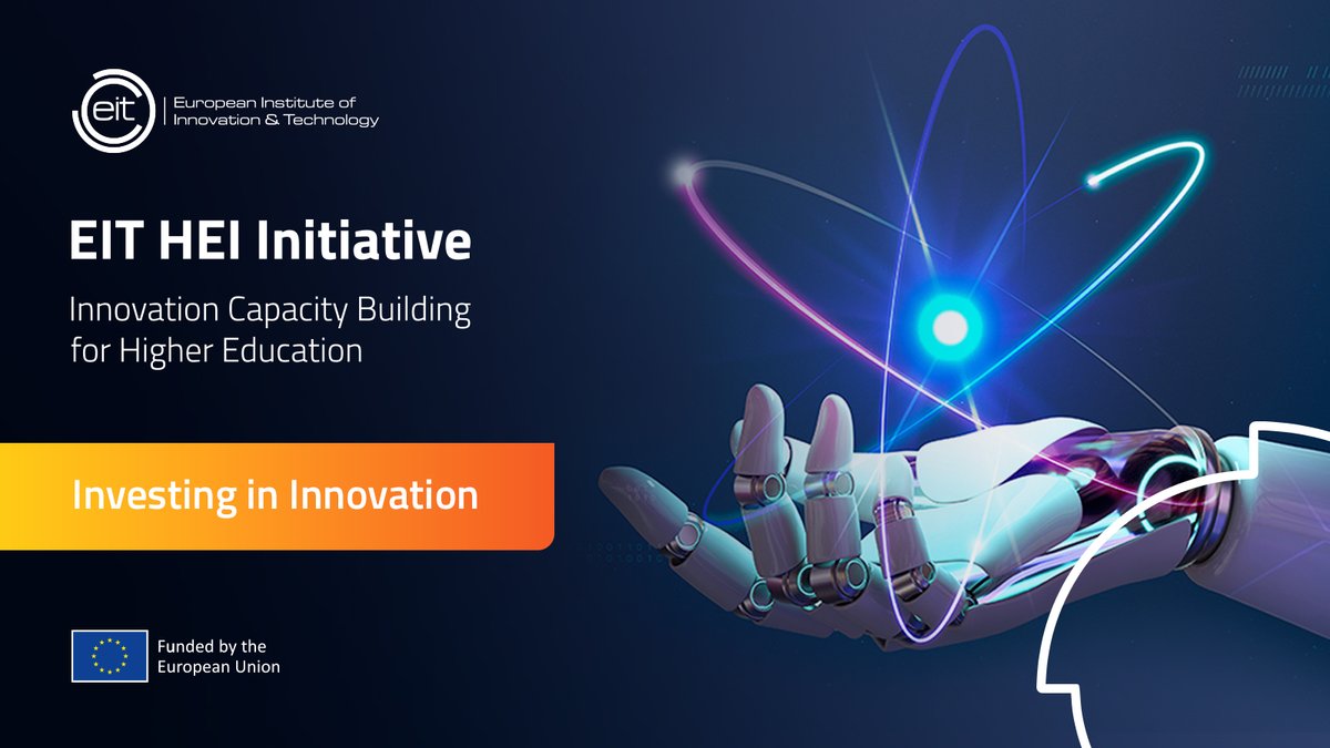 EIT HEI Initiative (@eit_hei) on Twitter photo 📣 Exciting news!
The <a href="/EITeu/">European Institute of Innovation & Technology</a>'s HEI Initiative has been extended until 2027!🎉
This means that we can continue to support the transformation of universities to steer their #research🔎 and #innovation💡 strategies for 4⃣ more years!
Learn more⬇️
eit-hei.eu/press-release-…
#EIT_HEI 📣 Exciting news!
The <a href="/EITeu/">European Institute of Innovation & Technology</a>'s HEI Initiative has been extended until 2027!🎉
This means that we can continue to support the transformation of universities to steer their #research🔎 and #innovation💡 strategies for 4⃣ more years!
Learn more⬇️
eit-hei.eu/press-release-…
#EIT_HEI