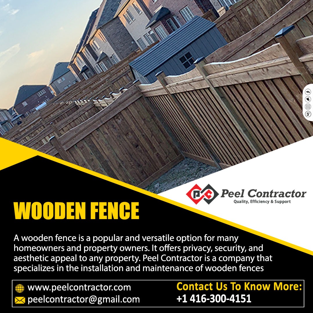 Wooden Fences Installation in Brampton - Peel Contractor

peelcontractor.com/wooden-fence/
#woodenfence #peelcontractor