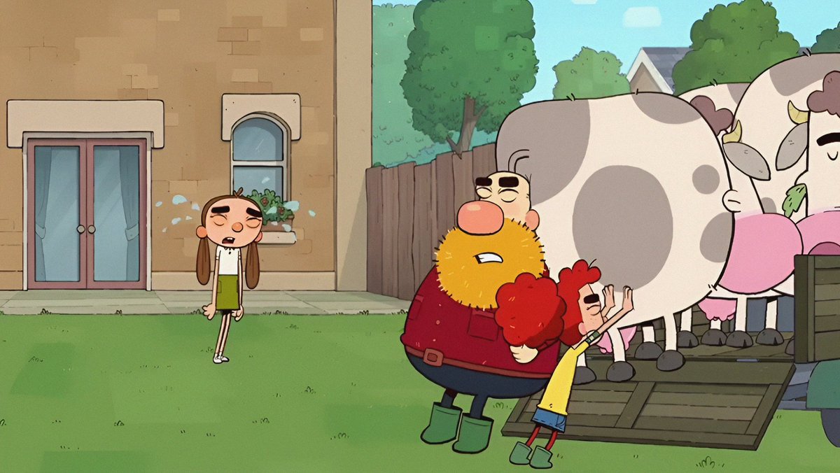 Beatrice_Posts's tweet photo. Cow Power 🐄
And now in the next episode, she decided to adopt the cow that Annie and Pony got, only for Beatrice's mother to ask them to take the cow, which makes Beatrice cry.1️⃣9️⃣
#ItsPony #Beatrice #AnnieBramley #GeorgeBramley #Nickelodeon #NickToons https://t.co/q3HmBKzu6Y
