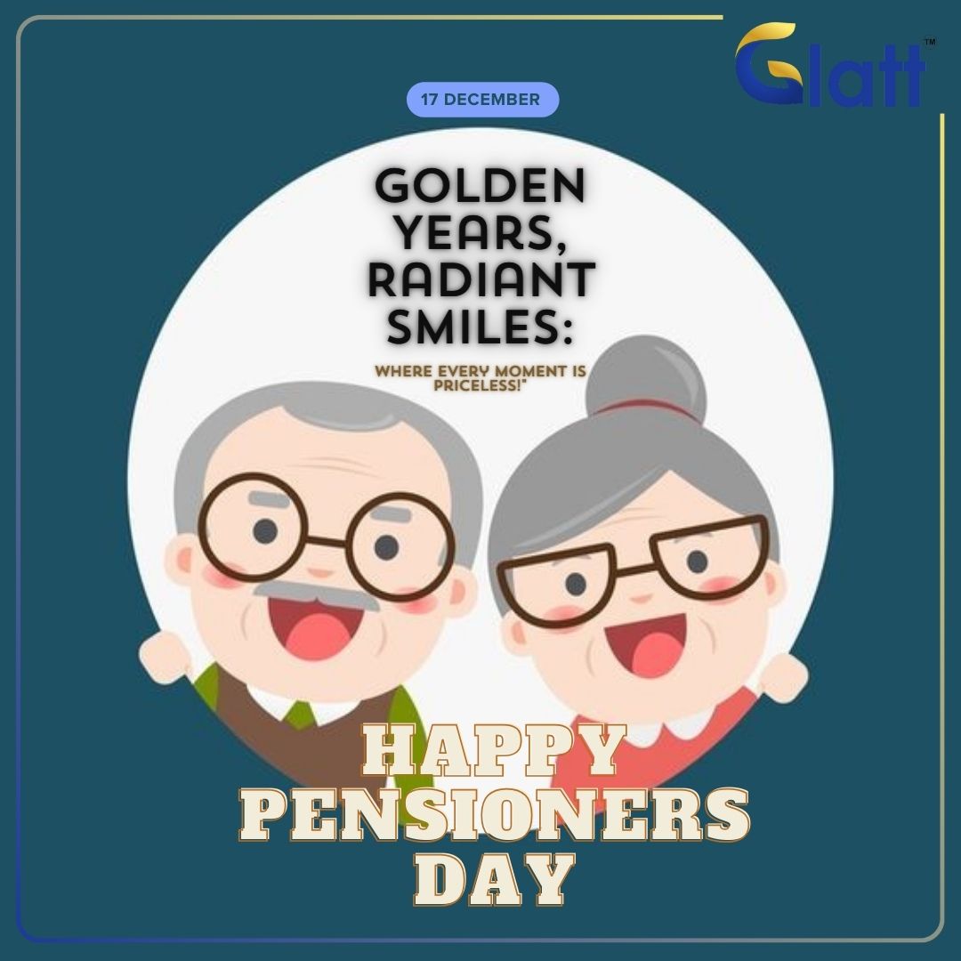 Happy Pensioner Day to all our amazing seniors who redefine joy every day. 🌈

Share your retirement adventures and let's spread those good vibes!

#HappyPensionerDay #RetirementJoy #LivingMyBestRetiredLife #SeniorsRock #HappyAndRetired #glatt #glattlife #glattpharma