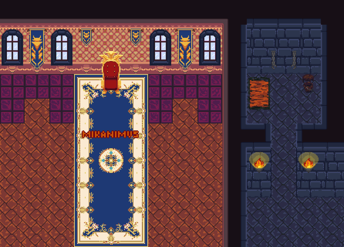 The King and the prisoner

#pixelart