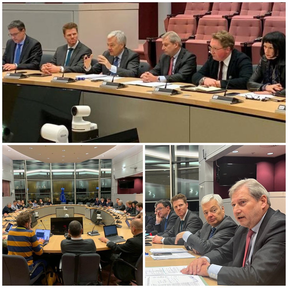 Great to have met journalists from #Hungary 🇭🇺 together with my colleague @JHahnEU for a briefing on the state of play of #RuleofLaw procedures. Media play a crucial role for fact-based information. Thank you for your efforts in this respect!