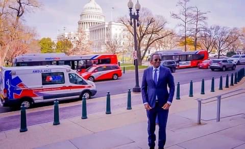 Maradoon001's tweet photo. Is former Zamfara State Governor @Bellomatawalle1 into modeling?

Photos from his latest trip abroad are getting media attention in what looks like a modeling show.

The former governor who is now a minister of state for defense seems to have forgotten his task. https://t.co/jf2okx7jrU