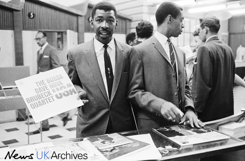 NewsUKArchives's tweet photo. Inspired by @Athersmike piece on West Indies cricket yesterday we have been looking at our archive this wonderful set shows the #WestIndies team buying records in London on their 1963 tour, no names captioned at all can anyone help identify the players? or even the record shop? https://t.co/Vo5JdayP1x