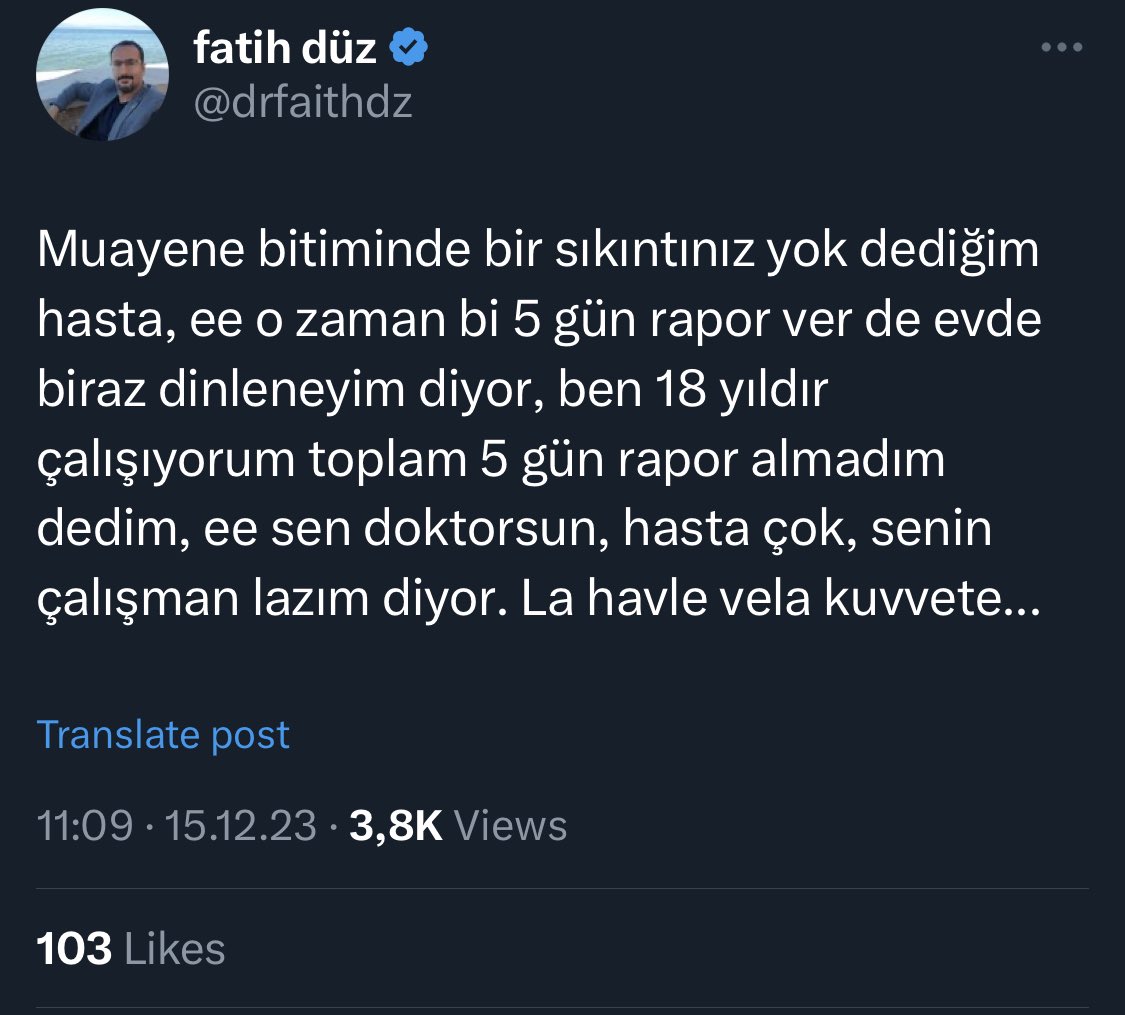 Dinlenmek istmekten daha insancıl bir istek olabilir mi? Siz dinlenemiyorsanız yeterince dinlenebilmek için yol arayın, yol arayana la havle çekeceğinize