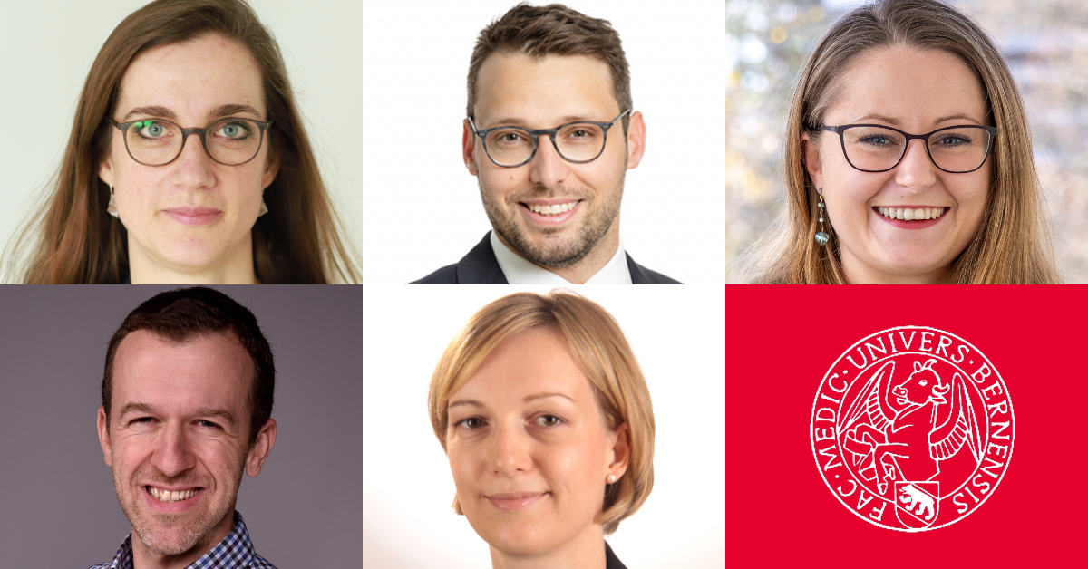 🚀Five SNSF Starting Grants 2023 for our Faculty! Congratulations to our successful applicants: @julianekaemmer, <a href="/JoelZindel/">Prof. Joel Zindel, MD, PhD</a>, Camilla Schinner, Jessica Peter, &amp; <a href="/JZimmermann001/">Jakob Zimmermann</a> (from top left clockwise). 👉 <a href="/unibern/">Universität Bern</a> Press Release: mediarelations.unibe.ch/media_releases… <a href="/inselgruppe/">Insel Gruppe</a> <a href="/snsf_ch/">Swiss National Science Foundation</a>