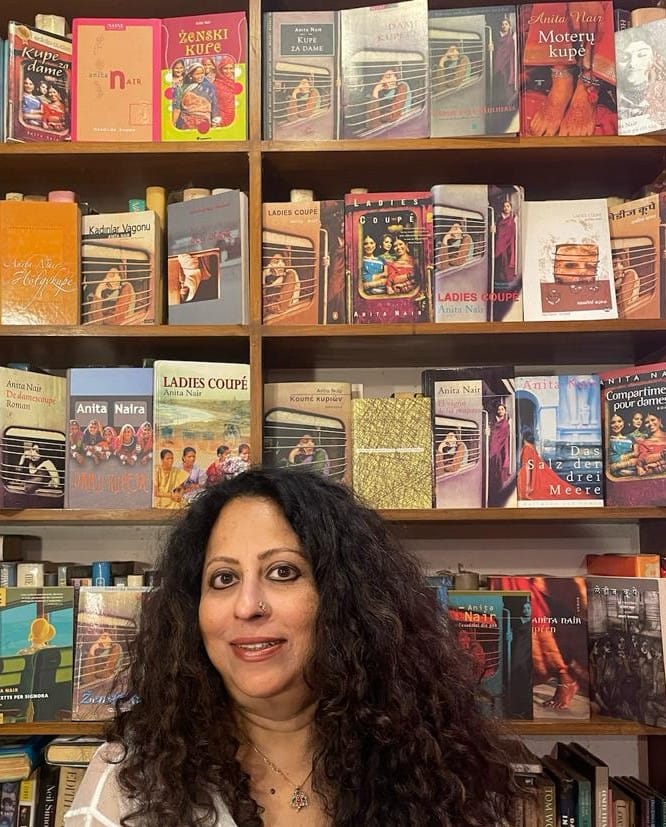 Audio-visual rights to @anitanairauthor iconic 2001 novel, Ladies Coupe have been acquired by a leading production house. LC has been translated into 32 languages. The author in front of her bookshelf with different editions of LC. @PenguinIndia