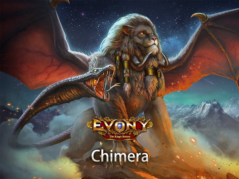 🆕New Spiritual Beast Chimera The ferocious fire-breathing beast that scorches the earth in its path. #evony #New Spiritual Beast