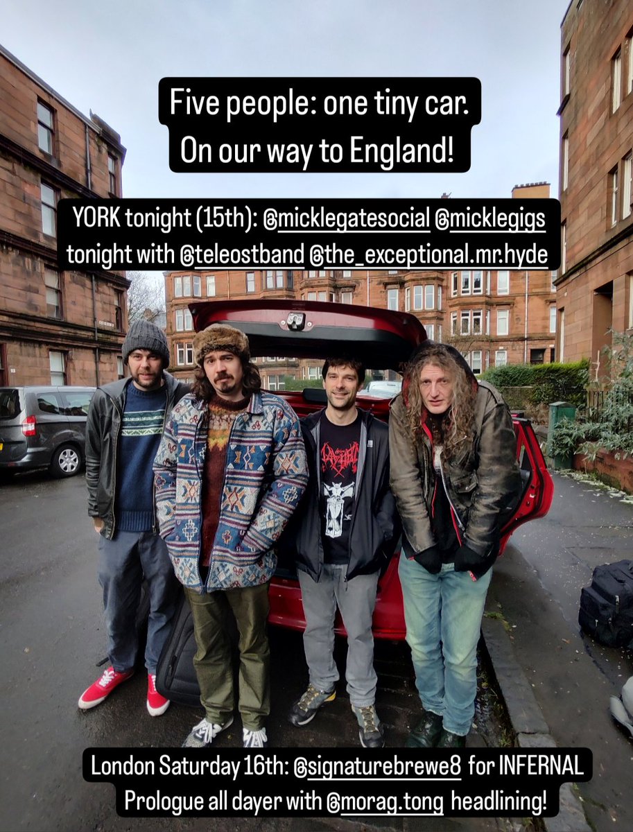 YORK: tonight! (Friday 15th Dec) 
LONDON: tomorrow (Saturday 16th Dec).
Details below.