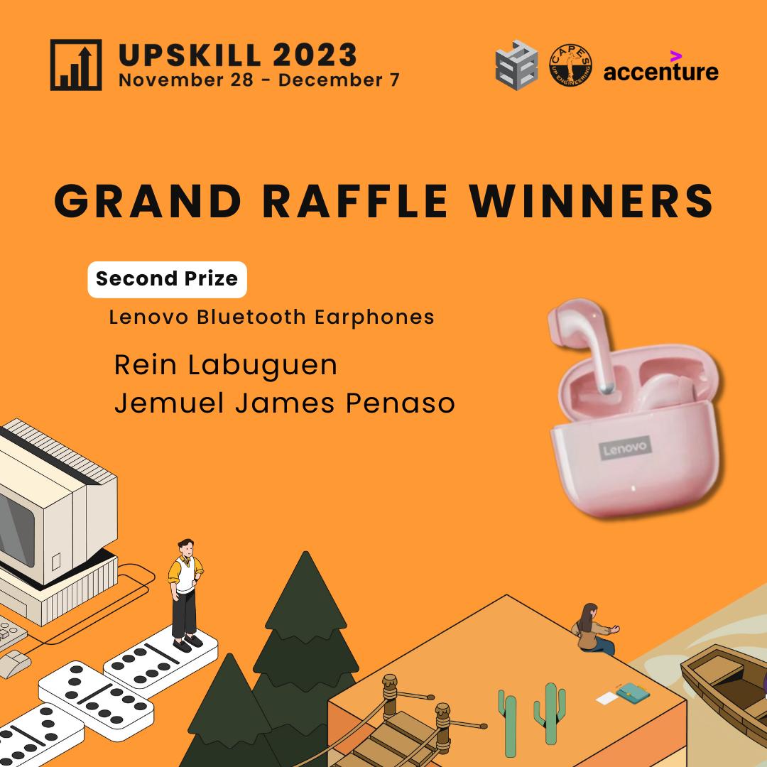 UPCAPES's tweet image. The biggest blast is here!  

Congratulations to those who won our grand raffle! Thank you to those who joined Upskill 2023. May you continue to #BuildYourBase with UP CAPES.

Please message Upset Panco on Facebook to claim your prize.  

#UPCAPES 
#Upskill2023