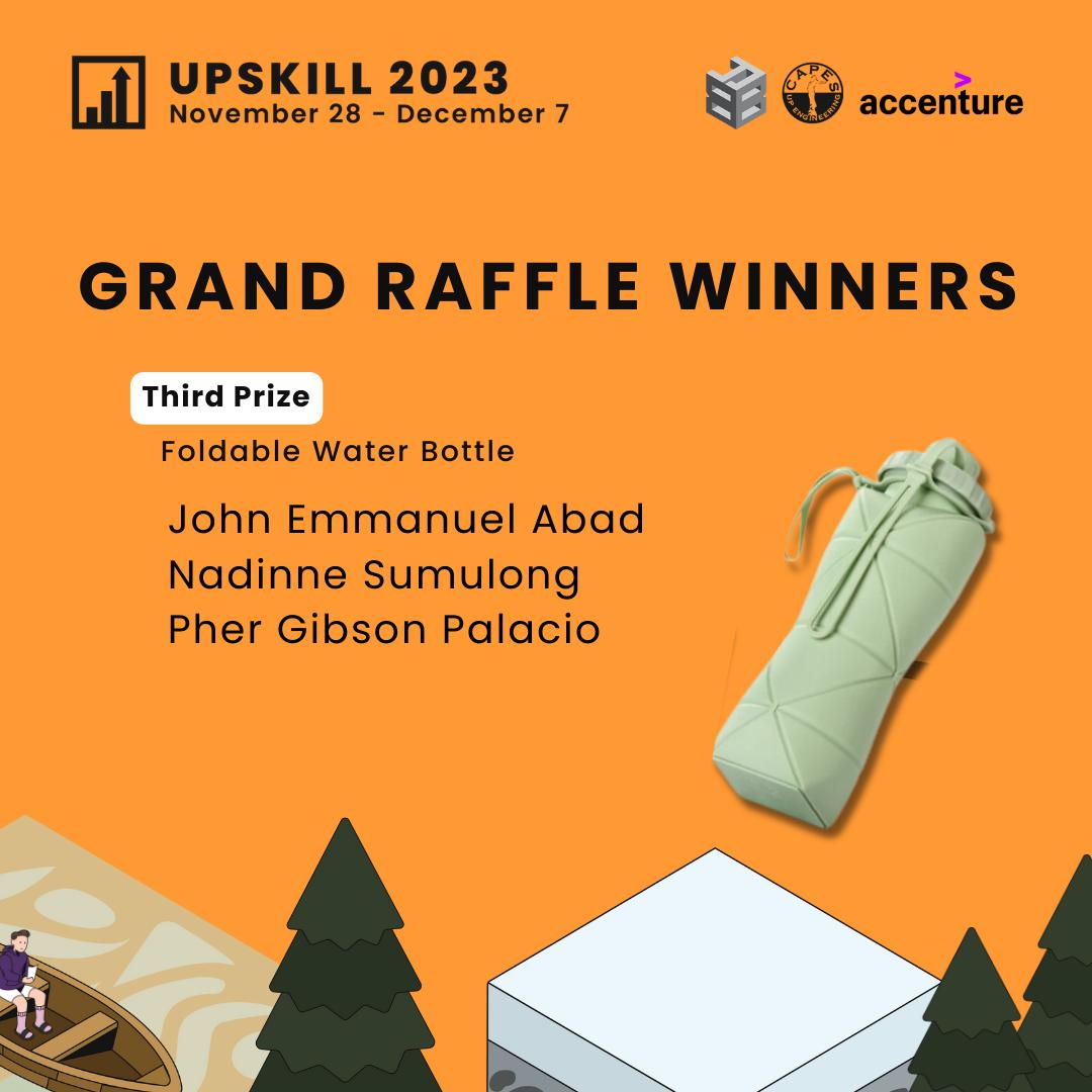 UPCAPES's tweet image. The biggest blast is here!  

Congratulations to those who won our grand raffle! Thank you to those who joined Upskill 2023. May you continue to #BuildYourBase with UP CAPES.

Please message Upset Panco on Facebook to claim your prize.  

#UPCAPES 
#Upskill2023