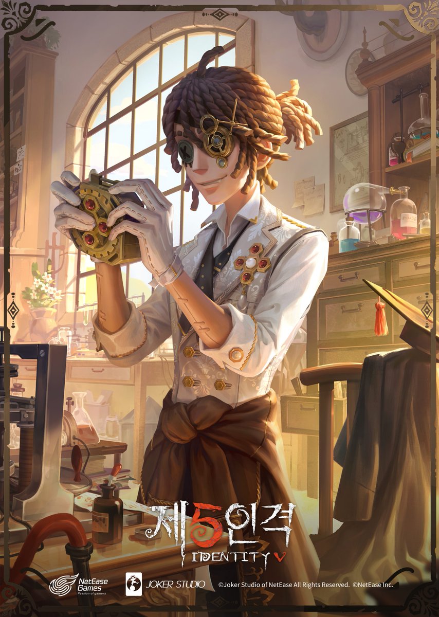 identity5kr's tweet image. ‘죄수’의 새로운 회귀 시리즈 스킨이
2월 7일 상점에 등장한다네~
 
 고급스러운 양복을 입고
 좋아하는 연구에 몰두하여
 미래에 전문 분야에서 
 명성을 널릴 것 같은 우등생 같다네~
 
 어떤 연구를 하고 있을지?
 기대해 주시게나~
 
#제5인격
#IdentityV