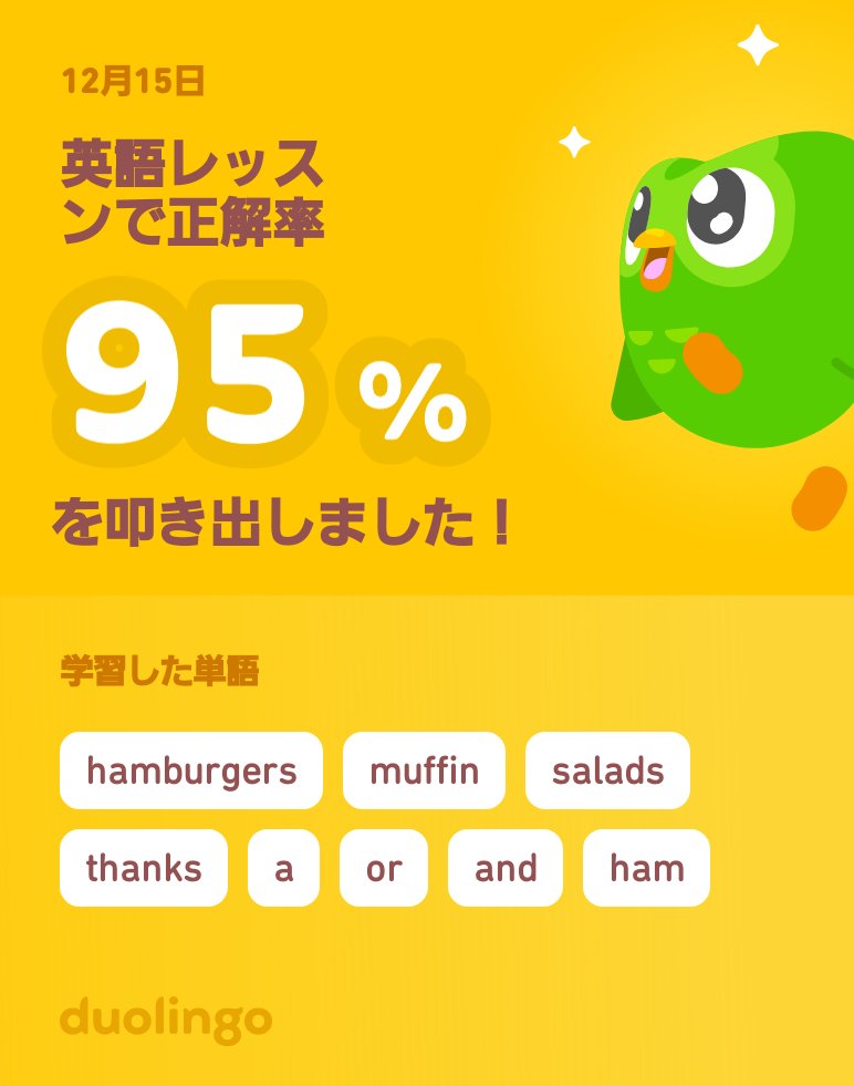 Duolingoで英語を学習中だよ！ゲーム感覚で気軽にできるDuolingoで一緒に学びませんか？