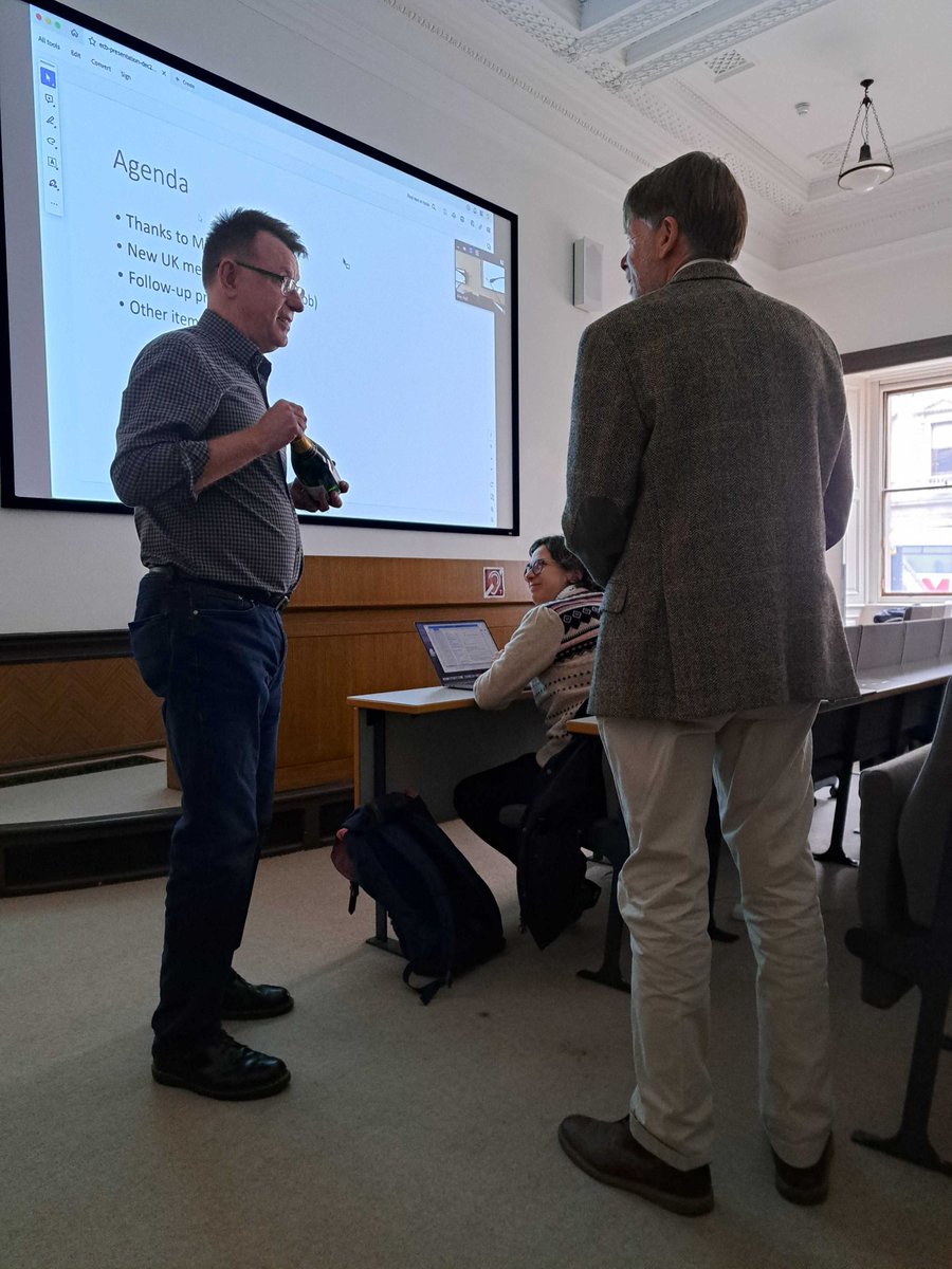Euclid UK (@euclid_uk) on Twitter photo A special thanks from <a href="/robertcnichol/">Bob Nichol</a> to Mark Cropper on behalf of the consortium for all of the work Mark has put into making Euclid a success. We hope you like the French stuff Mark, santé!
#euclidinlondon #astronomy A special thanks from <a href="/robertcnichol/">Bob Nichol</a> to Mark Cropper on behalf of the consortium for all of the work Mark has put into making Euclid a success. We hope you like the French stuff Mark, santé!
#euclidinlondon #astronomy