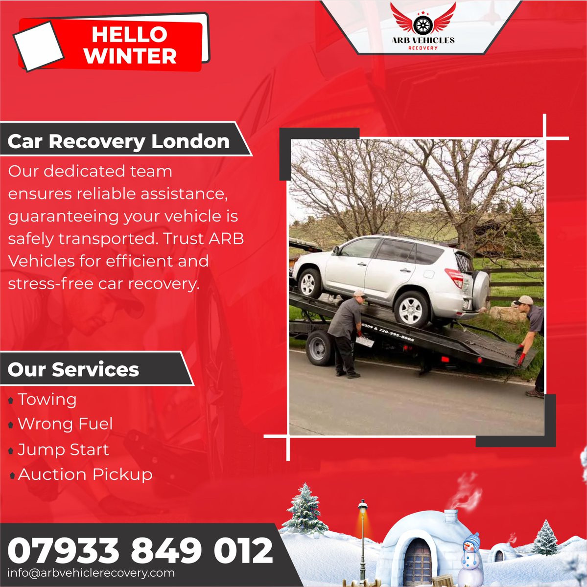 ARB Vehicle Recovery, your go-to for Car Recovery in London. Swift and reliable service, ensuring your peace of mind on Caistor Park Rd and beyond.

arbvehiclerecovery.co.uk
#CarRecoveryLondon
#VehicleRescue
#LondonTowService
#RoadsideAssistance
#EmergencyRecovery