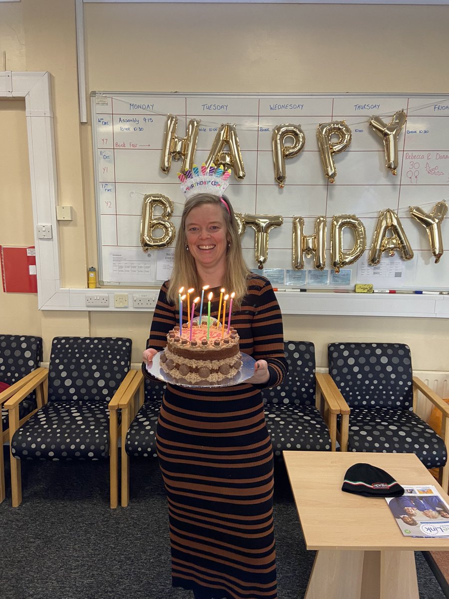 Mrs Livingstone is celebrating a very special birthday today. We hope you have a lovely day! #TeamBraniel💙 4️⃣0️⃣