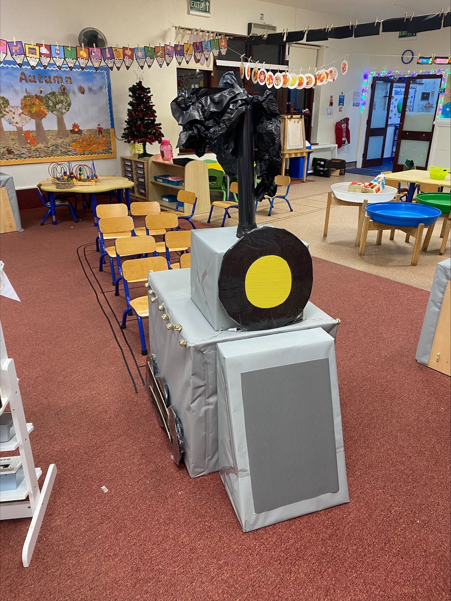Nursery had a magical time during their Polar Express Day. The children loved playing in the cold snow, taking rides of the train and having hot chocolate!