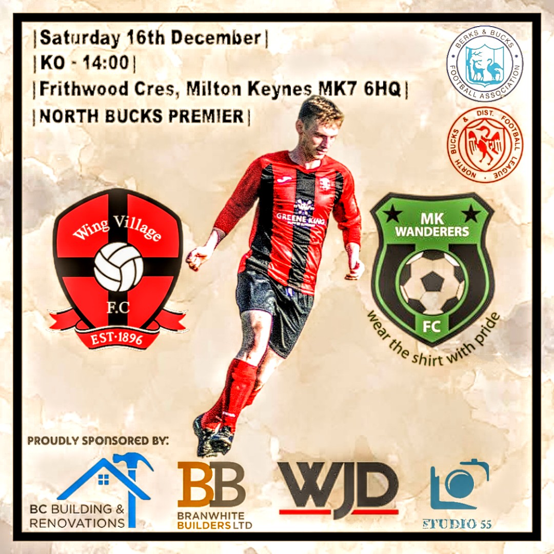Tomorrow we travel to Milton Keynes to take on <a href="/MKWanderers/">MK Wanderers</a> in the North Bucks Premier.

Travelling support is always welcome 👏

#upthewing