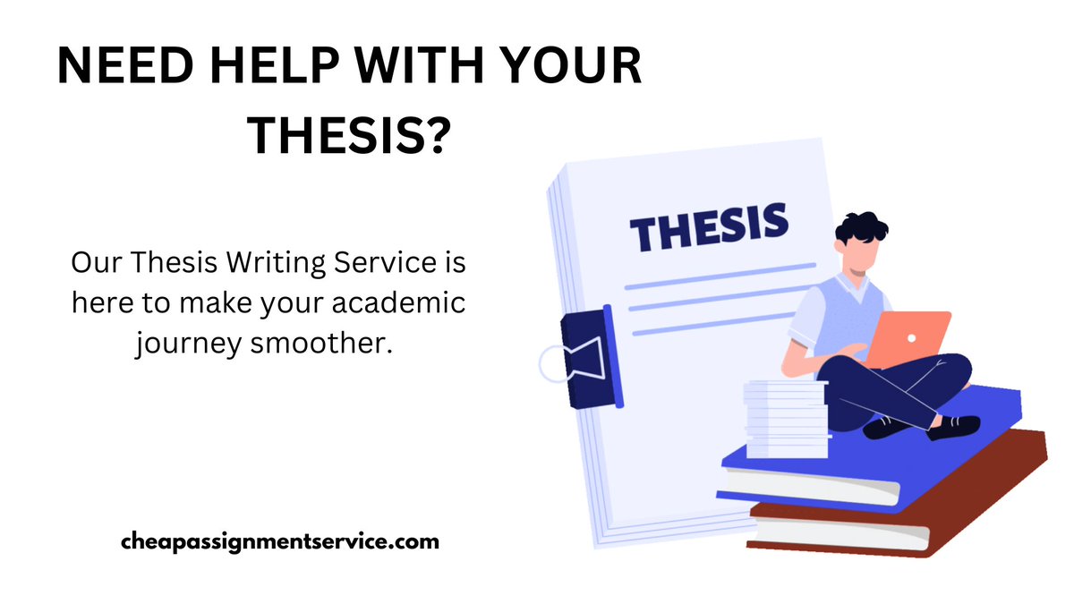 CAS_Assignment's tweet image. 📚 Need help with your thesis? Our Thesis Writing Service is here to make your academic journey a breeze. 🚀cheapassignmentservice.com/thesis-writing…