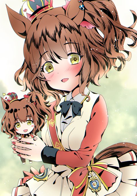 「brown hair holding doll」 illustration images(Latest)