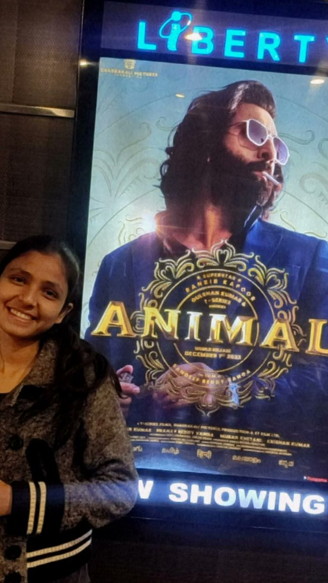 Amidst negativity and controversies 
I dared to watch #Animal. What a Surreal Cinematic Experience! 
Thoroughly ENJOYED. 
#RanbirKapoor𓃵 was sheer visual spectacle. Brilliant Performance. 
Sandeep Reddy has brought the BEST out of him! 
Love Ranbir 🙈
#AnimalMovieReview