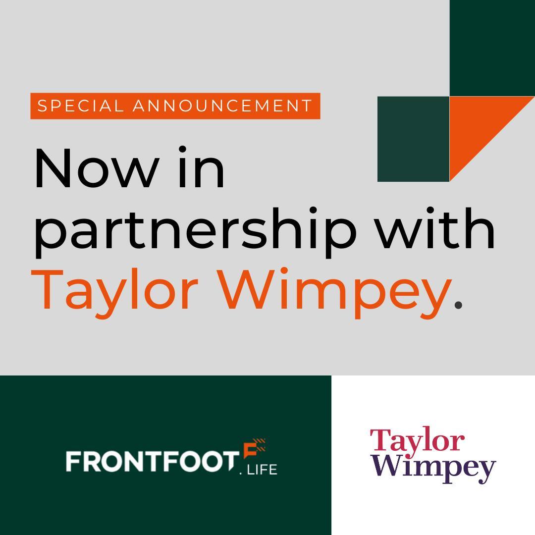 We are absolutely thrilled to share the exciting news of our partnership with Taylor Wimpey, the UK's largest and leading house builder! FrontFoot Life believe in forging partnerships that go beyond business; they make a difference. It is an honor to join forces with Taylor Wimpe